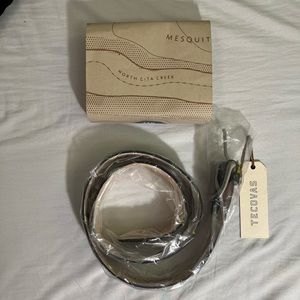 Tecova Mens Lizard Belt